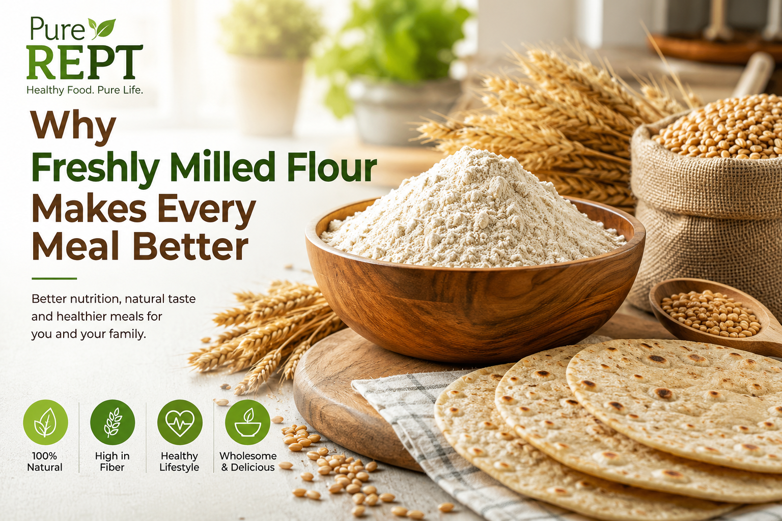Why Freshly Milled Flour Makes Every Meal Better