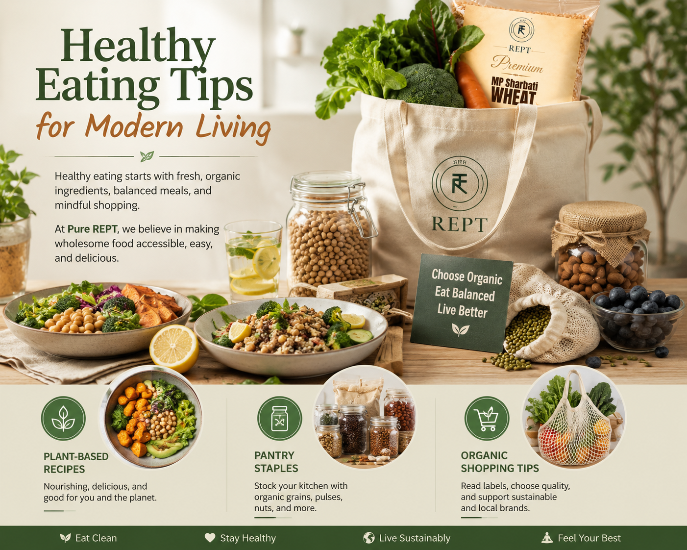 Healthy Eating Tips for Modern Living