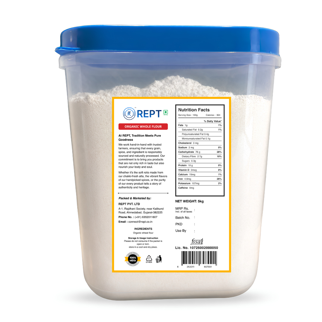 REPT Premium Whole Wheat Flour view 2